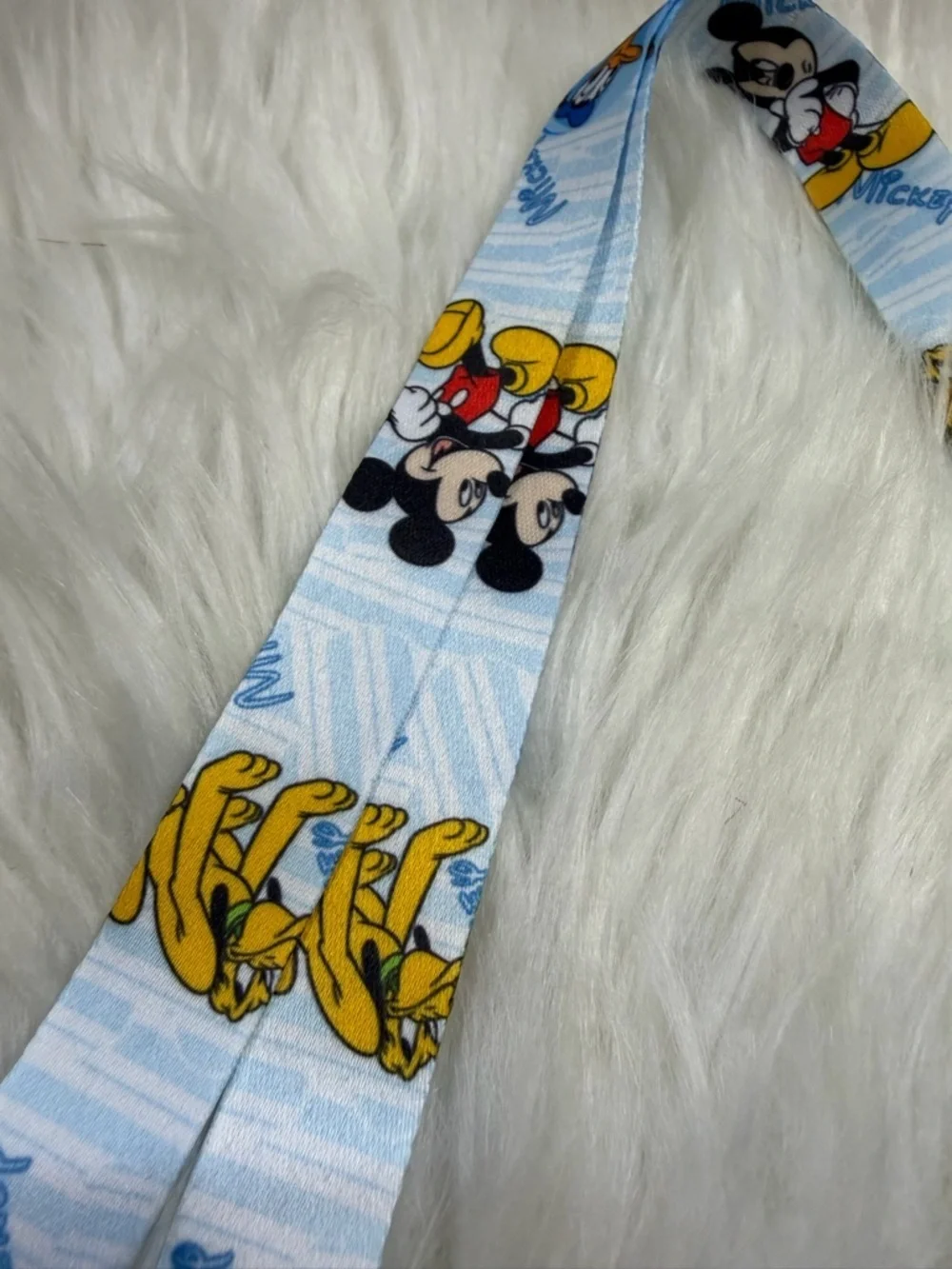 💙3/$20💙 Disney Light Blue Mickey & Pluto Kids Lanyard